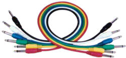 Roxtone PTC007L060 60 cm monó patch kábel 6db/csomag - arkadiahangszer