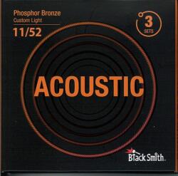 BlackSmith Phosphor Bronze Custom Light 11-52 húr - 3 szett