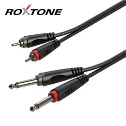 Roxtone SACC150L3 Smart series 2x6, 3 Jack - 2xRCA kábel 3m