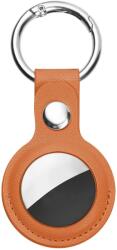 Techsuit Husa pentru AirTag - Techsuit Secure Leather Holder (SLH1) - Orange (KF2317302)