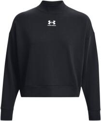 Under Armour Női funkcionális cipzár nélküli pulcsi Under Armour RIVAL TERRY MOCK CREW W fekete 1379496-001 - XS