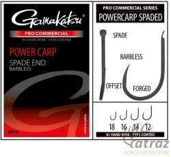 Gamakatsu Power Carp Spade End A1 PTFE Barbless Méret: 18 - Gamakatsu Szakáll Nélküli Lapkás Feeder Horog