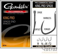 Gamakatsu King Pro Spade A1 PTFE Barbless Méret: 18 - Gamakatsu Szakáll Nélküli Lapkás Feeder Horog