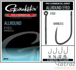 Gamakatsu Allround Eyed A1 PTFE Barbless Méret: 14 - Gamakatsu Szakáll Nélküli Feeder Horog (185243-1400)