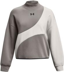 Under Armour Női funkcionális cipzár nélküli pulcsi Under Armour UNSTOPPABLE FLC CROP CREW W szürke 1379845-294 - M