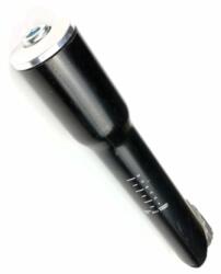 Zoom alu kormányszár (stucni) átalakító adapter 22, 2 mm-es hagyományos, ékesről A-Head-re (28, 6 mm), alumínium, fekete (ezüst színű kupakkal)