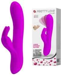 Pretty Love Vibrator Pretty Love Dylan, 7+4 Moduri Stimulatoare, Silicon, USB, Mov, 21 cm Vibrator