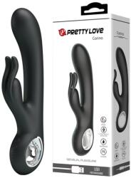 Pretty Love Vibrator Pretty Love Carina, 7 Moduri Vibratii, Silicon, USB, Negru, 19 cm Vibrator