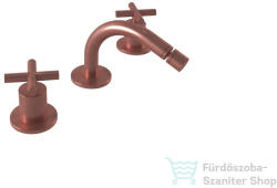 Bugnatese RODOS 3 üléses bidet csaptelep click-clack leeresztővel, rame 7325SCRA (7325SCRA)