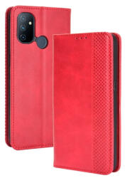 BUSINESS Husă portofel OnePlus Nord N100 roșu