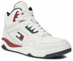 Tommy Jeans Sneakers Tommy Jeans Tjm Basket Mid Top EM0EM01318 Alb Bărbați