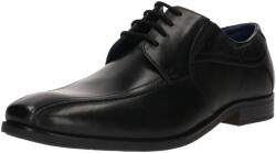 bugatti Pantofi cu șireturi 'Savio' negru, Mărimea 44