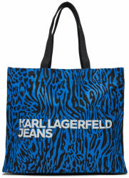 Karl Lagerfeld Jeans Дамска чанта Karl Lagerfeld Jeans 240J3901 Blue Animal Print (240J3901)