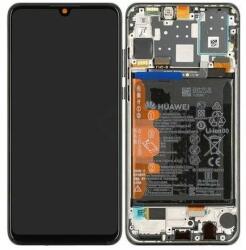 Huawei P30 Lite, LCD kijelző érintőplexivel és előlapkerettel és akkumulátorral 24MP, fekete (service pack)