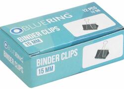 BLUERING Binderkapocs 15mm, 12 db/doboz, Bluering® (MEN-OR-BINDERK15MM)