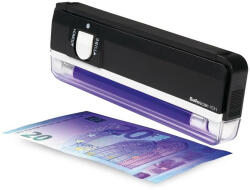 Safescan Bankjegyvizsgáló hordozható, UV lámpa, Safescan 40H, fekete (130-0444)