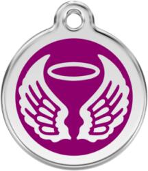 Red Dingo Rozsdamentes angyal szárnyak mintás acél biléta lila