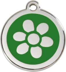 Red Dingo Rozsdamentes virág mintás acél biléta zöld