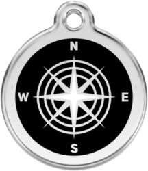 Red Dingo Rozsdamentes iránytű mintás acél biléta