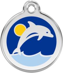 Red Dingo Rozsdamentes delfin mintás acél biléta