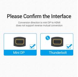 Vention ADAPTER mini DP -> HDMI/F 0.15M (HBCBB) - totalprint