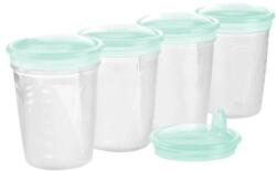 BabyOno - Cupe pentru depozitarea alimentelor 4 buc (1028-BO) Set pentru masa bebelusi