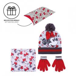 Cerdá CERDÁ - Set de iarnă în pachet cadou (șapcă, guler, mănuși) MINNIE MOUSE, 2200009627 (8445484168679)