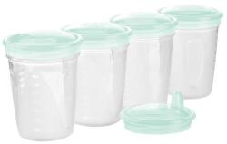 BabyOno - Set de recipiente cu gură pentru alimente și lapte, 200 ml (5904341208116) Set pentru masa bebelusi