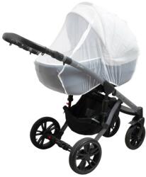 New Baby - Plasă de țânțari de lux cu fermoar pentru cărucior alb (8596164135570)