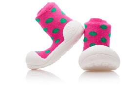 Attipas - Pantofi Polka Dot AD03 Pink L mare. 21, 5, 116-125 mm (AD03PinkL)