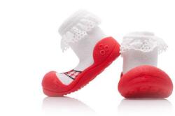Attipas - Pantofi Ballet AB01 Red L mare. 21, 5, 116-125 mm (AB01RedL)