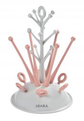 Beaba - Picurător de biberon pentru bebeluși gri/roz (911616BB)