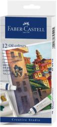 Faber-Castell - Vopsele de ulei în tub de 9 ml, 12 culori (8901180795125)