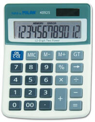 MILAN - Calculator de birou 12 locuri albastru - blister (8411574021780)