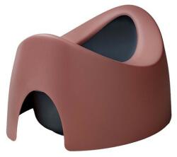 Tega - Oliță ergonomică reversibilă pentru bebeluși cu gura de scurgere Teggi roz (5905489408031) Olita