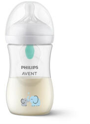 Philips - Natural Response Sticlă cu supapa AirFree 260 ml, 1m+ elefant (990406)