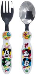 Stor - Tacâmuri pentru copii MICKEY MOUSE (furculiță și lingură), 74418 (8412497743186) Set pentru masa bebelusi