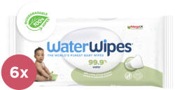 WaterWipes - 6x Șervețele umede fără plastic Soapberry 60 buc ( 360 buc ) (VP-F173014)