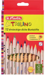 Herlitz - Farebné ceruzky TRILINO Jumbo 12 ks (4008110194196)