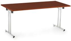 LENZA Impress összecsukható asztal 160 x 80 cm, sötét dió