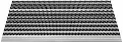 FLOMAT Alumínium tisztítószőnyeg Topline 50 x 80 x 1, 5 cm, ezüst