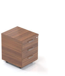 Lenza Visio konténer 52 x 43 cm - 3 fiókos, dió