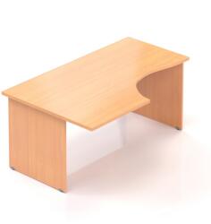 LENZA Visio ergonomikus asztal 160 x 100 cm, bal, bükkfa