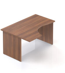  Visio ergonomikus asztal 140 x 100 cm, bal, dió - rauman - 98 390 Ft