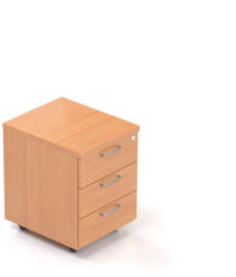 Lenza Visio konténer 52 x 43 cm - 3 fiókos, bükkfa