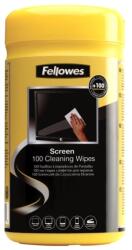 Fellowes törlőkendők monitor képernyőjére - 100 db / csomag, sárga