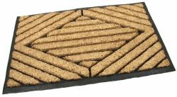 FLOMAT Kókuszos tisztítószőnyeg Stripes II 45 x 75 x 2, 2 cm, barna