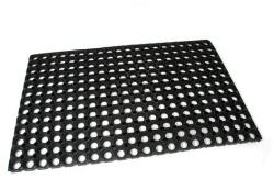 Gumi tisztítószőnyeg Honeycomb 50 x 80 x 2, 2 cm, fekete