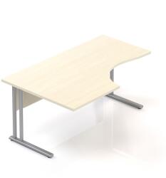 LENZA Visio ergonomikus asztal 160 x 100 cm, bal, juhar - rauman - 142 690 Ft