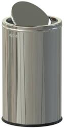 ALDA Szemeteskuka fedővel, 18 l, rozsdamentes acél